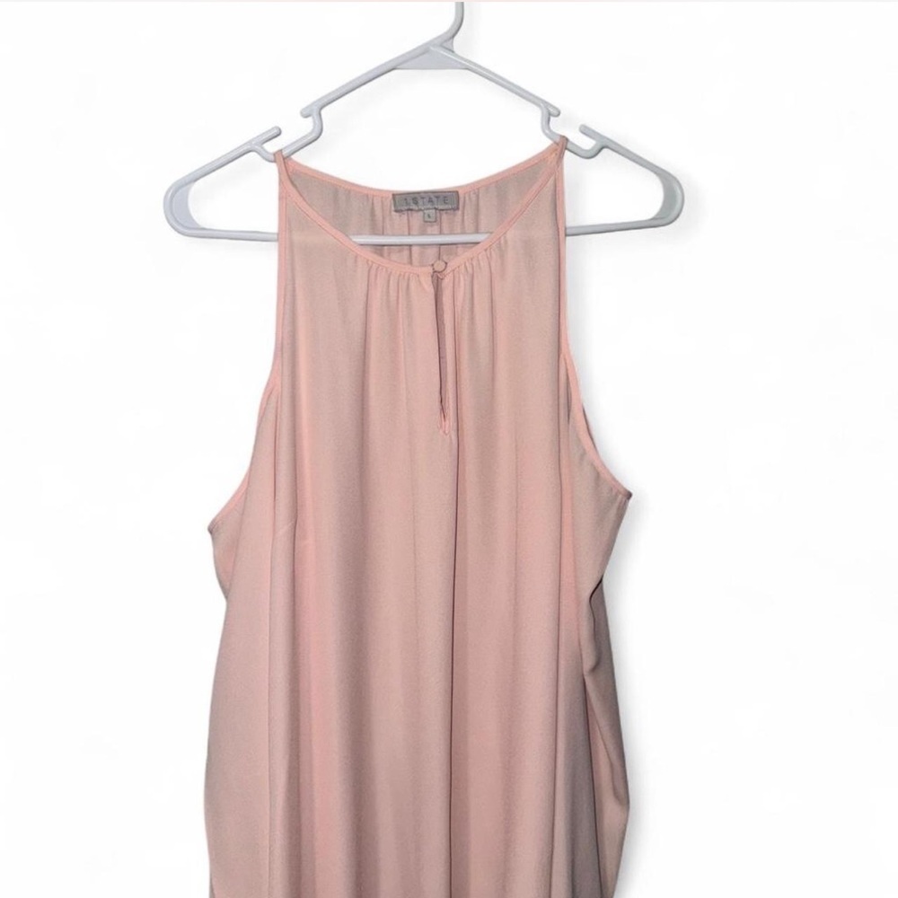 1. State Blush Pink Sleeveless Blouse